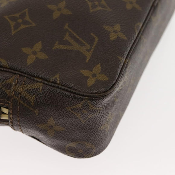 LOUIS VUITTON Monogram Trousse Toilette 23 Clutch Bag M47524 LV Auth 147231