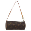 LOUIS VUITTON Monogram Papillon Pouch LV Auth 147235-1
