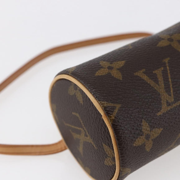 LOUIS VUITTON Monogram Papillon Pouch LV Auth 147235