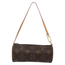 LOUIS VUITTON Monogram Papillon Pouch LV Auth 147235-13
