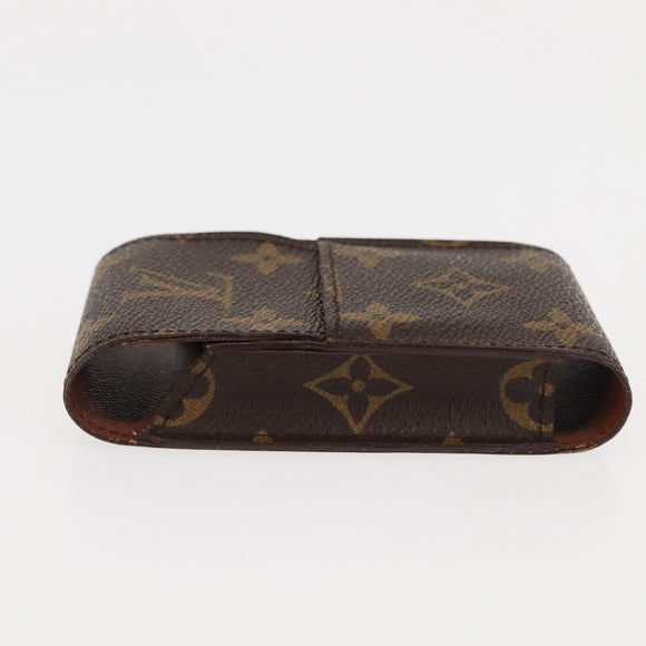 LOUIS VUITTON Monogram Etui Cigarette Case M63024 LV Auth 147236