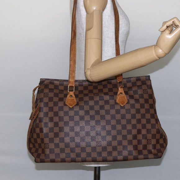 LOUIS VUITTON Damier Ebene Colombine Bag 100th Anniversary N99037 Auth 147240