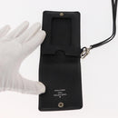 LOUIS VUITTON Epi Porte CartesID Bandouliere Card Case Black M60082 Auth 147251-9