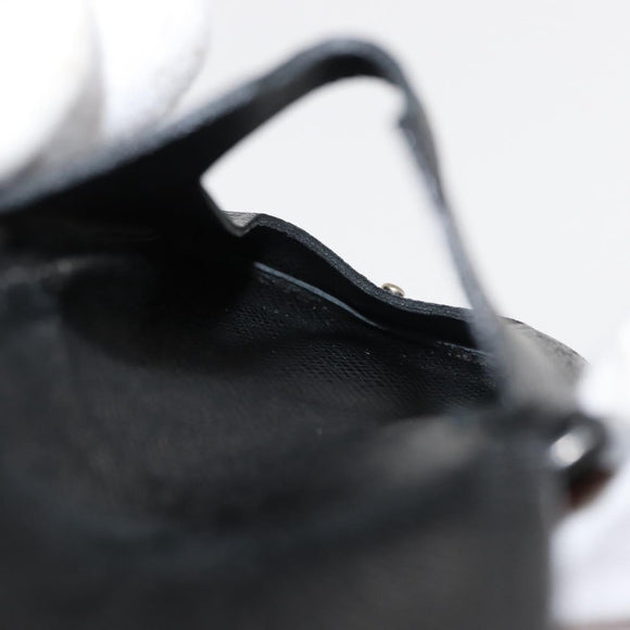 LOUIS VUITTON Epi Porte CartesID Bandouliere Card Case Black M60082 Auth 147251