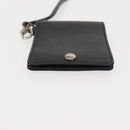 LOUIS VUITTON Epi Porte CartesID Bandouliere Card Case Black M60082 Auth 147251-5