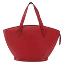 LOUIS VUITTON Epi Saint Jacques Shoulder Bag Red M52277 LV Auth 147252-13