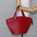 LOUIS VUITTON Epi Saint Jacques Shoulder Bag Red M52277 LV Auth 147252-22
