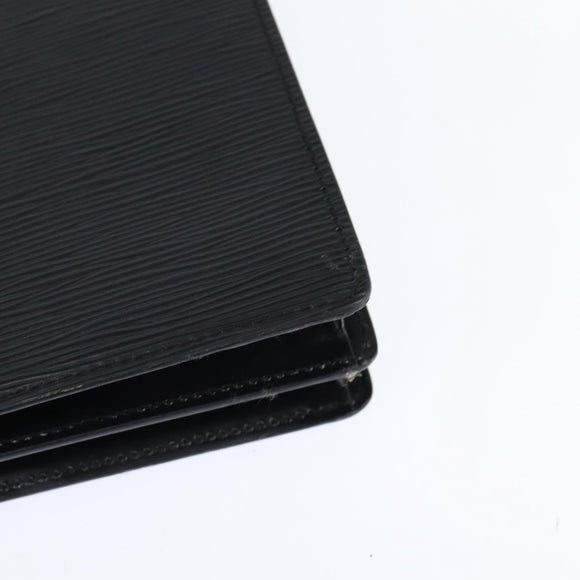 LOUIS VUITTON Epi Angian Shoulder Bag 2way Black M52112 LV Auth 147253