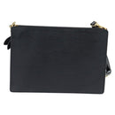 LOUIS VUITTON Epi Angian Shoulder Bag 2way Black M52112 LV Auth 147253-2