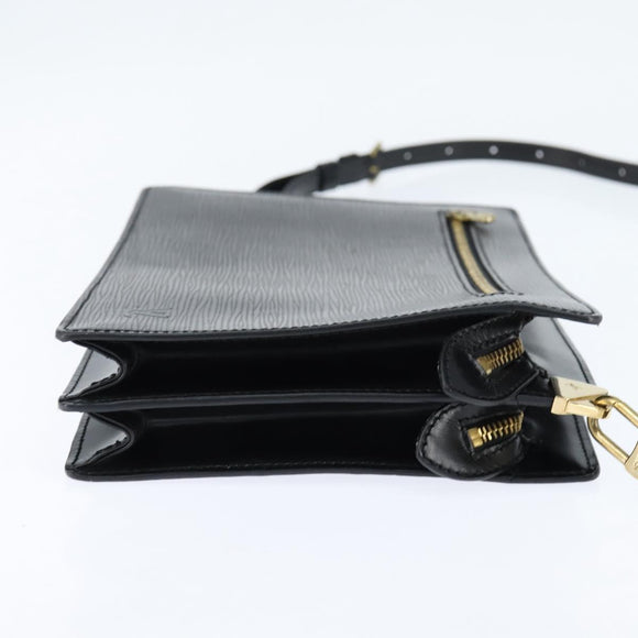 LOUIS VUITTON Epi Angian Shoulder Bag 2way Black M52112 LV Auth 147253