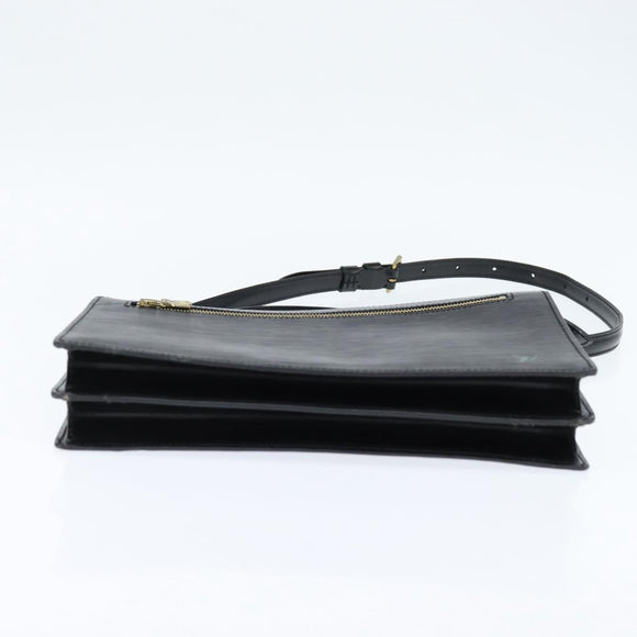 LOUIS VUITTON Epi Angian Shoulder Bag 2way Black M52112 LV Auth 147253
