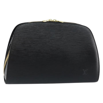 LOUIS VUITTON Epi Dauphine GM Cosmetic Pouch Black M48432 LV Auth 147254