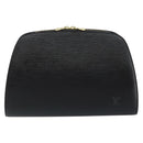 LOUIS VUITTON Epi Dauphine GM Cosmetic Pouch Black M48432 LV Auth 147254-13