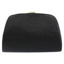 LOUIS VUITTON Epi Dauphine GM Cosmetic Pouch Black M48432 LV Auth 147254-2