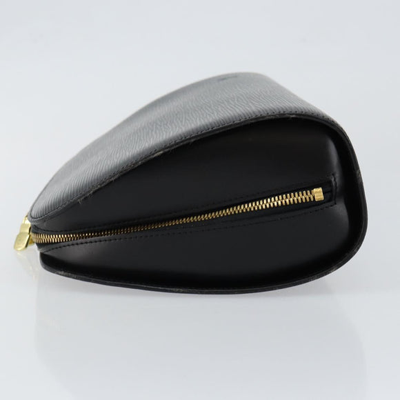 LOUIS VUITTON Epi Dauphine GM Cosmetic Pouch Black M48432 LV Auth 147254