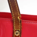 LOUIS VUITTON Monogram Vernis Reade PM Bag Fuchsia Pink M91221 LV Auth 147256-10