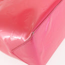 LOUIS VUITTON Monogram Vernis Reade PM Bag Fuchsia Pink M91221 LV Auth 147256-17
