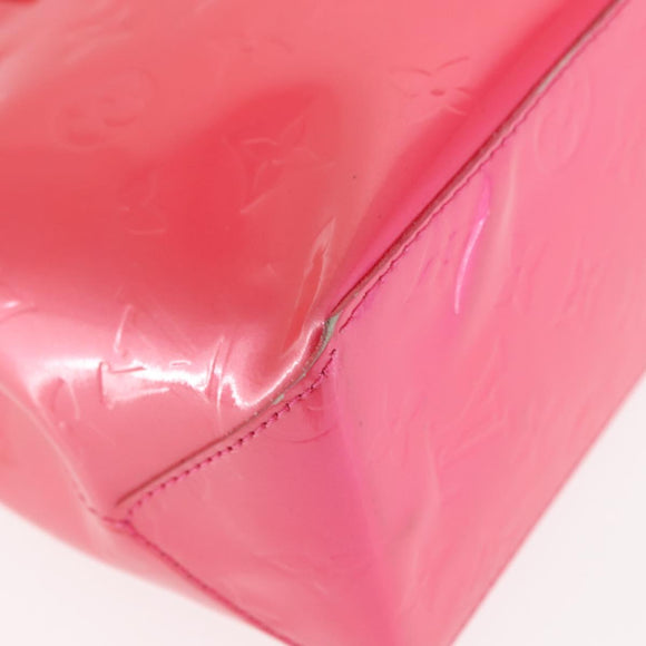 LOUIS VUITTON Monogram Vernis Reade PM Bag Fuchsia Pink M91221 LV Auth 147256