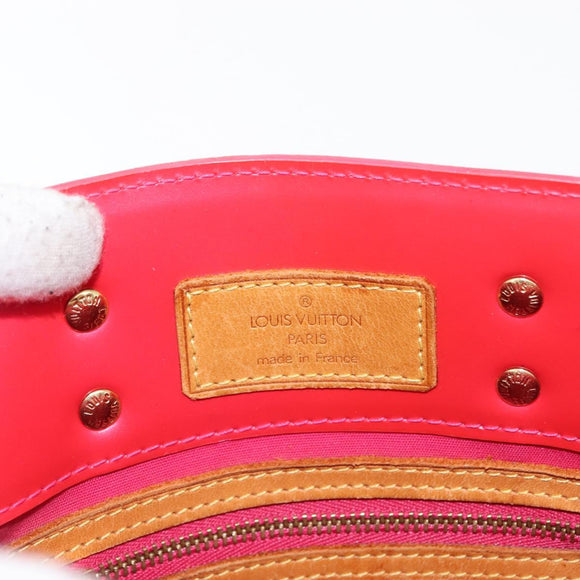 LOUIS VUITTON Monogram Vernis Reade PM Bag Fuchsia Pink M91221 LV Auth 147256