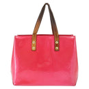 LOUIS VUITTON Monogram Vernis Reade PM Bag Fuchsia Pink M91221 LV Auth 147256-13