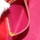 LOUIS VUITTON Monogram Vernis Reade PM Bag Fuchsia Pink M91221 LV Auth 147256-23