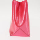 LOUIS VUITTON Monogram Vernis Reade PM Bag Fuchsia Pink M91221 LV Auth 147256-4