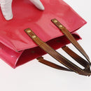 LOUIS VUITTON Monogram Vernis Reade PM Bag Fuchsia Pink M91221 LV Auth 147256-6