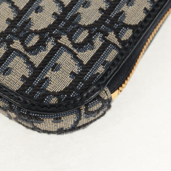 Christian Dior Trotter Canvas Dior 30 Montaigne Chain Pouch Navy Auth 147260A