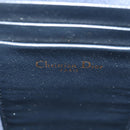 Christian Dior Trotter Canvas Dior 30 Montaigne Chain Pouch Marineblauw Auth 147260M-21