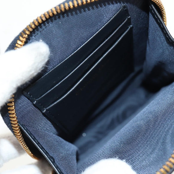 Christian Dior Trotter Canvas Dior 30 Montaigne Chain Pouch Navy Auth 147260A