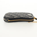 Christian Dior Trotter Canvas Dior 30 Montaigne Chain Pouch Navy Auth 147260M-4