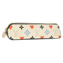 LOUIS VUITTON Monogram Game On Trousse Elizabeth Pen Case GI0585 LV Auth 147261SAM-1