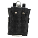 LOUIS VUITTON Monogram Eclipse Bijoux Sac Mini Christopher M77166 Auth 147262M-2