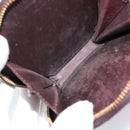 LOUIS VUITTON Vernis Porte Monnaie Ecruil Coin Purse Amarante M91386 Auth 147263-11