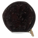 LOUIS VUITTON Vernis Porte Monnaie Ecruil Coin Purse Amarante M91386 Auth 147263-2