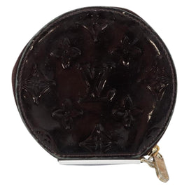 LOUIS VUITTON Vernis Porte Monnaie Ecruil Coin Purse Amarante M91386 Auth 147263 - 0