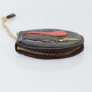 LOUIS VUITTON Vernis Porte Monnaie Ecruil Coin Purse Amarante M91386 Auth 147263-3
