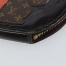 LOUIS VUITTON Vernis Porte Monnaie Ecruil Coin Purse Amarante M91386 Auth 147263-7