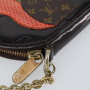 LOUIS VUITTON Vernis Porte Monnaie Ecruil Coin Purse Amarante M91386 Auth 147263-14