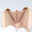 LOUIS VUITTON Vernis Porte Monnaie Oiseaux Rose flow Lantern M91388 Auth 147264-19