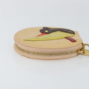 LOUIS VUITTON Vernis Porte Monnaie Oiseaux Rose flow Lantern M91388 Auth 147264-4