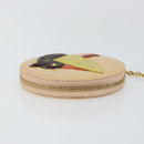 LOUIS VUITTON Vernis Porte Monnaie Oiseaux Rose flow Lantern M91388 Auth 147264-5