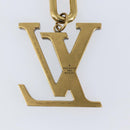 LOUIS VUITTON Crystal LV Flag Charm metal Gold Multicolor MP2484 LV Auth 147265-7
