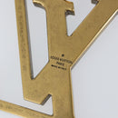 LOUIS VUITTON Crystal LV Flag Charm metal Gold Multicolor MP2484 LV Auth 147265-8