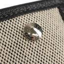 HERMES Garden Party Pouch Canvas Gray Silver Auth 147267SM-15