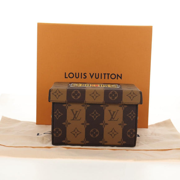 LOUIS VUITTON Monogram Stripe LVxNIGO Monogram Box Trunk LV Auth 147268SM