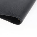 LOUIS VUITTON Epi Agenda PM Day Planner Cover Black R20052 LV Auth 147269-15