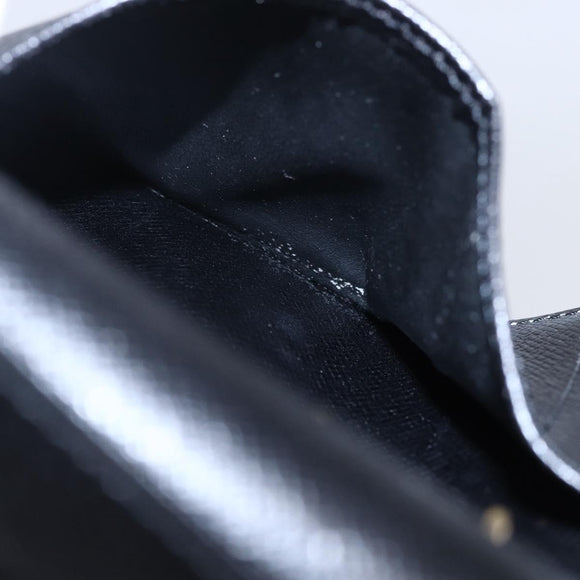 LOUIS VUITTON Epi Agenda PM Day Planner Cover Black R20052 LV Auth 147269