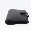 LOUIS VUITTON Epi Agenda PM Day Planner Cover Black R20052 LV Auth 147269-6