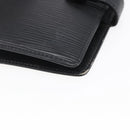 LOUIS VUITTON Epi Agenda PM Day Planner Cover Black R20052 LV Auth 147269-7